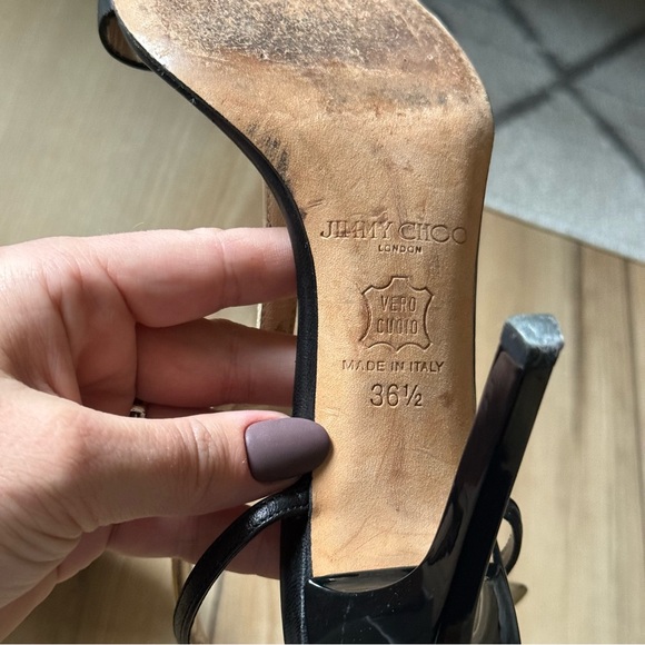 Jimmy Choo T-Strap Sandals - Picture 9 of 12